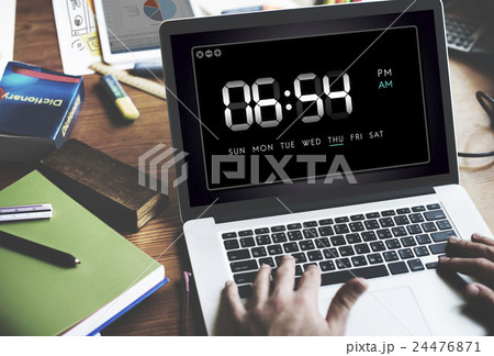 Clock Duration Time Leisure Hour Concept 24476871