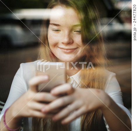 Casual College Conneting Connection Technology Concept 24477820