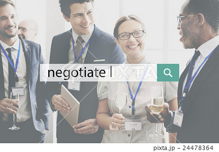 Negotiate Collaboration Business Agreement Deal Concept 24478364