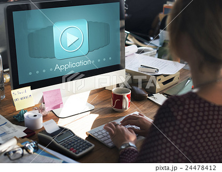 Application Program Icon Apply Career Concept Application Program Icon Apply Career Concept 24478412