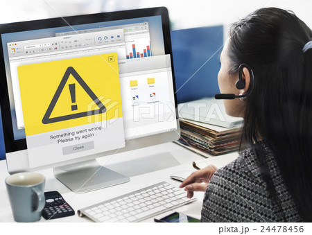 Error Alert Failure Icon Problem Concept 24478456