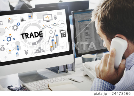 Trade Commerce Merchandise Sale Business Concept 24478566