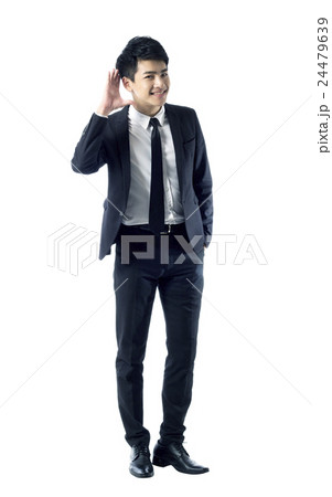 Businessman listening gesture 24479639