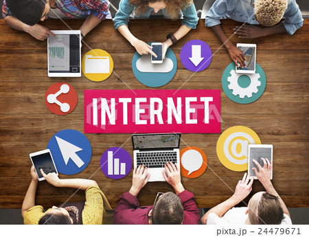 Internet Online Digital Technology Connection Concept 24479671