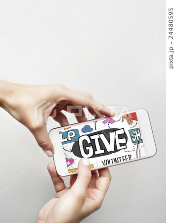 Give Aid Charity Support Welfare Concept 24480595