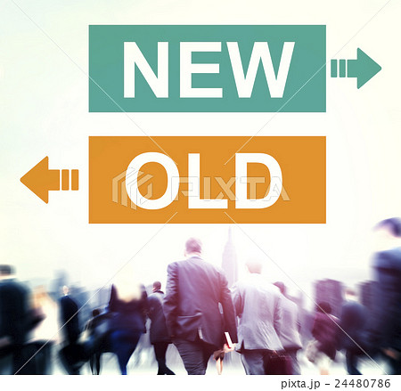 New Old Current Previous Latest Modern Business Concept 24480786