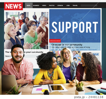 Support Assistance Cooperation Team Aid Concept Support Assistance Cooperation Team Aid Concept 24481138