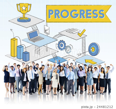 Progress Advance Growth Improvement Better Concept 24481212