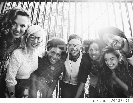 Multiethnic Group People Students Friendship Team Concept 24482431