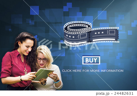 Movie Cinema Ticket Graphic Concept Movie Cinema Ticket Graphic Concept 24482631