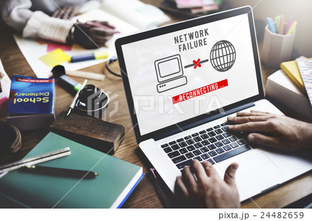 Network Failed Fiasco Stop Loss Inability System Concept Network Failed Fiasco Stop Loss Inability System Concept 24482659