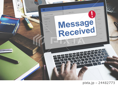 Message Inbox Notification Icon Concept Message Inbox Notification Icon Concept 24482773