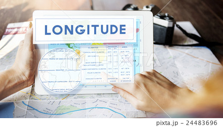 Longtitude Latitude World Cartography Concept 24483696
