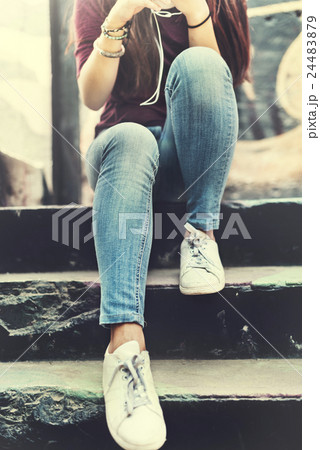 Graffiti Casual Chilling Relaxing Private Style Concept 24483879