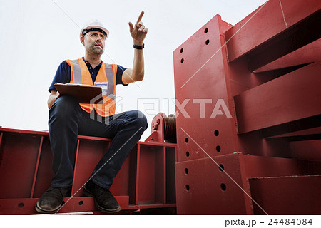 Architect Construction Site Planning Working Concept 24484084