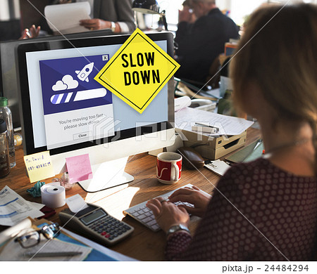 Keep Calm Reduce Speed Relax Slow Down Concept 24484294