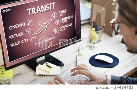 Flight Information Selection Tourism Transport Concept 24484402