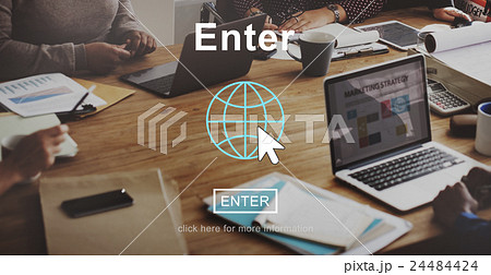 Enter Go To Page Click Interface Concept 24484424