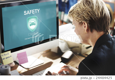 Safety Privacy Policy Protection Shield Private Concept 24484425