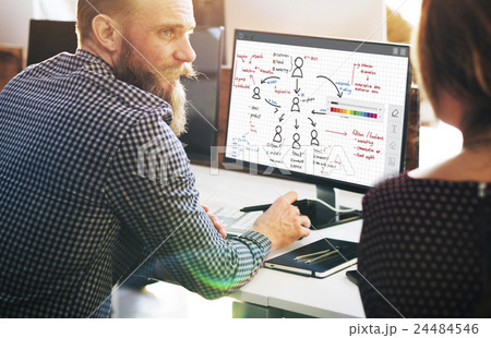 Organization Chart Management Planning Concept Organization Chart Management Planning Concept 24484546