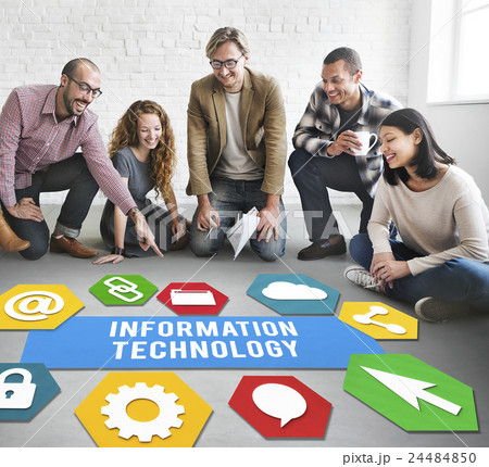 Information Technology Connection Communication Concept 24484850