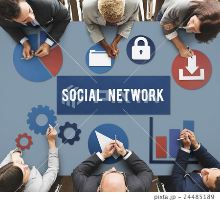 Social Media Network Internet Connection Concept Social Media Network Internet Connection Concept 24485189