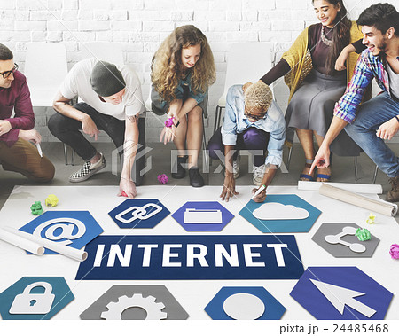 Internet Online Digital Technology Connection Concept 24485468