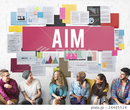 Aim Aspiration Goal Inspiration Mission Strategy Concept 24485514