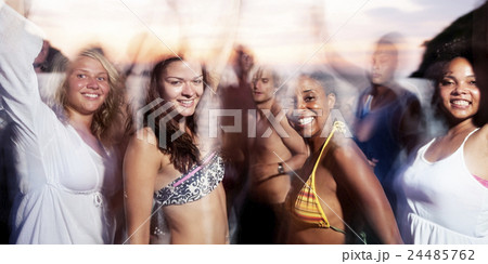 People Celebration Beach Party Summer Holiday Vacation Concept People Celebration Beach Party Summer Holiday Vacation Concept 24485762
