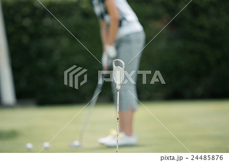 Japanese woman golfer , housewife Japanese woman golfer , housewife 24485876