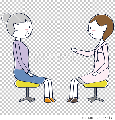 女性ドクターにアドバイスをうけるおばあちゃん 診察 シニア 女性ドクターにアドバイスをうけるおばあちゃん 診察 シニア 24486815