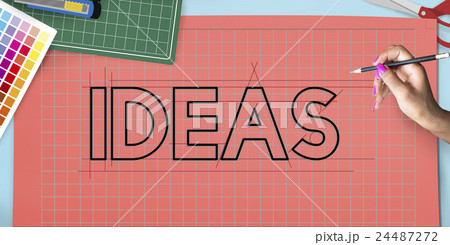 Ideas Creative Design Draft Graphic Concept 24487272