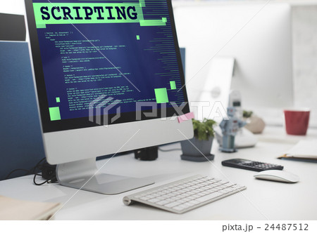 Scripting Computer Language Code Programming Developer Technology Concept 24487512