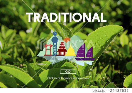 Traditional Celebrate Fastival Pattern Style Concept 24487635