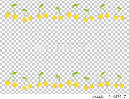 黃色櫻桃框架 24487647