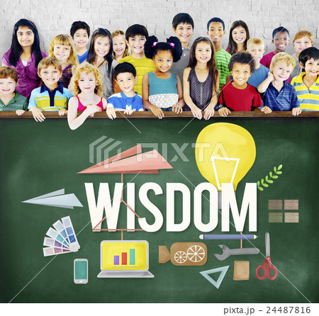 Wisdom Knowledge Intelligence Education Insight Concept 24487816