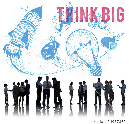 Think Big Ideas Creativity Imagination Light Bulb Concept 24487885