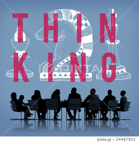 Knight Chess Piece Strategy Graphic Concept Knight Chess Piece Strategy Graphic Concept 24487952