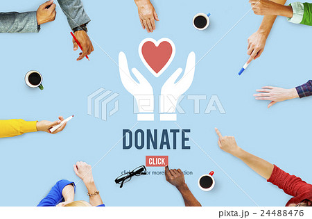Donate Charity Give Help Offering Volunteer Concept 24488476