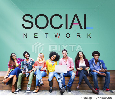 Social Network Connection Internet Technology Concept 24488500