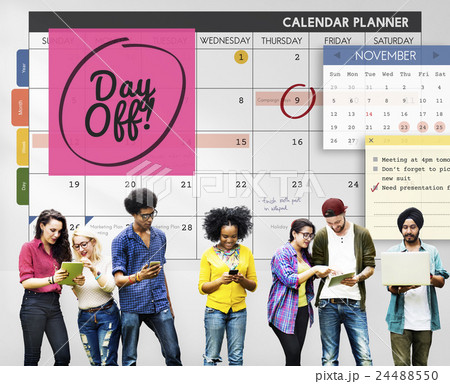 Day Off Free Time Relax Vacation Holiday Schedule Concept Day Off Free Time Relax Vacation Holiday Schedule Concept 24488550