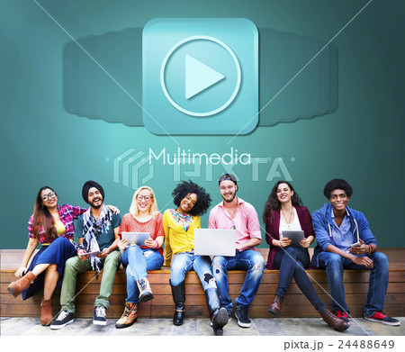 Multimedia Audio Computer Digital Entertainment Concept Multimedia Audio Computer Digital Entertainment Concept 24488649