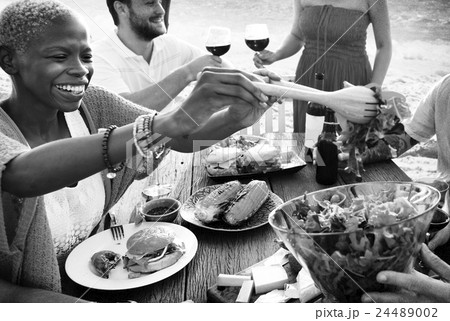 Celebrate Enjoyment Friends Together Unity Social Concept 24489002