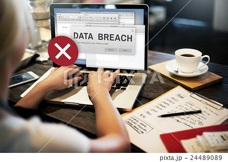 Data Breach Security Confidential Cybercrime Concept 24489089