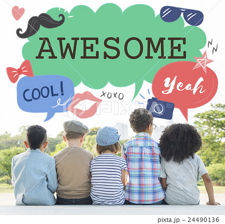 Kids Casual Joyful Independant Graphic Concept 24490136