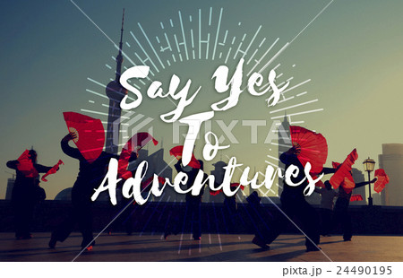 Adventure Enjoyment Exploration Holiday Leisure Concept Adventure Enjoyment Exploration Holiday Leisure Concept 24490195