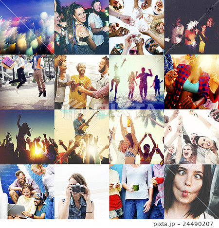 Friends Fellowship Enjoyment Satisfaction Social Concept 24490207