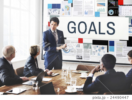 Goals Inspiration Target Motivation Mission Aim Concept 24490447