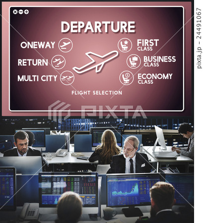 Flight Information Selection Tourism Transport Concept 24491067