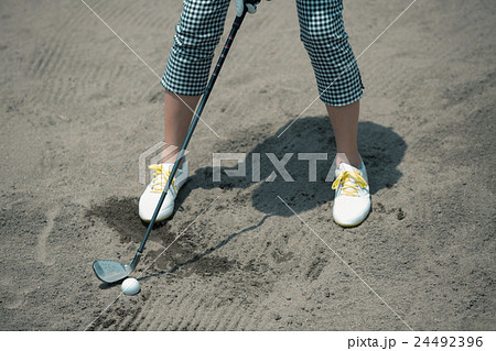 Japanese woman golfer , housewife Japanese woman golfer , housewife 24492396